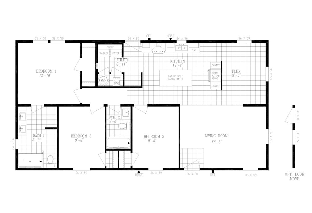 Tempo Free Bird 51TEM28523AH by Clayton West Paramount Manufactured